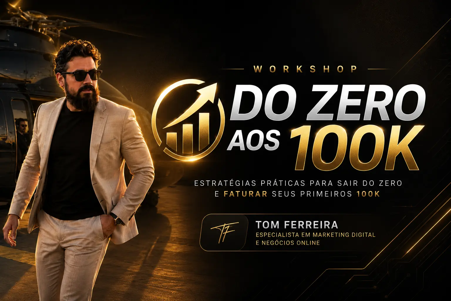 Capa oficial do curso Workshop Do Zero aos 100K